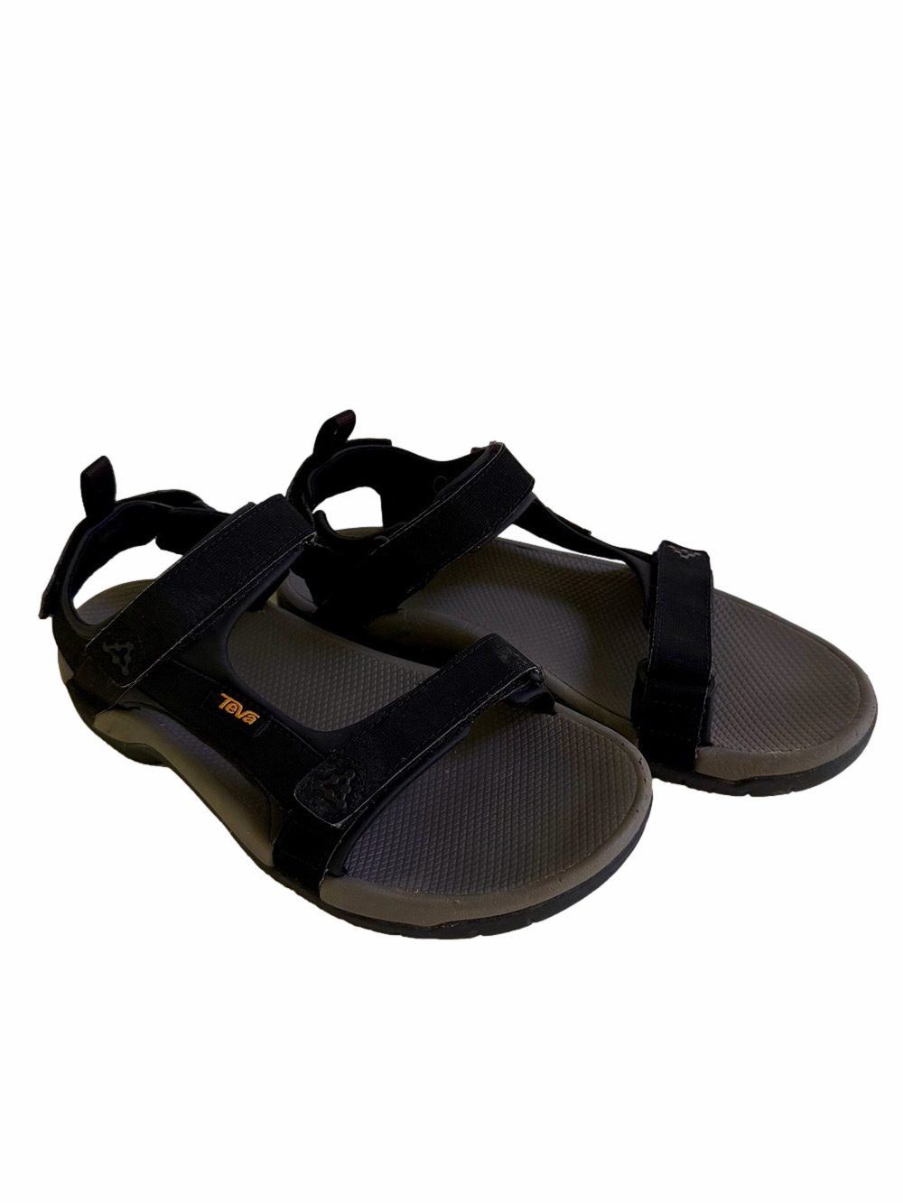 Teva Meacham Mens Size 9 Black Outdoors Trail Walking Hiking Water Sport Sandals